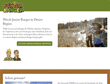 Tablet Screenshot of junior-ranger.de